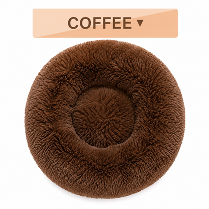 Fluffy Donut Calming Dog & Cat Bed