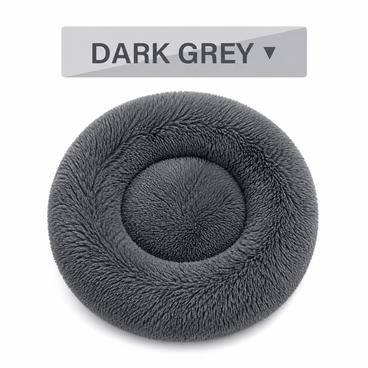 Fluffy Donut Calming Dog & Cat Bed