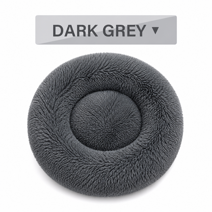 Fluffy Donut Calming Dog & Cat Bed